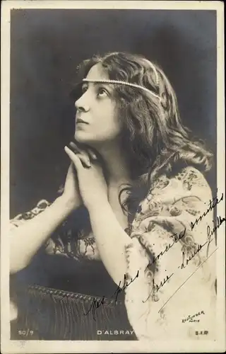 Ak Schauspielerin D'Albray, Reutlinger Paris