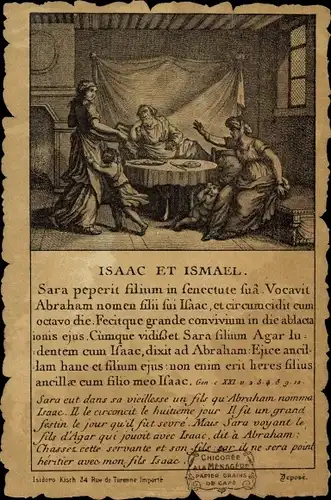 Künstler Ak Isaac et Ismael