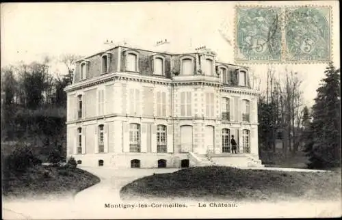 Ak Montigny les Cormeilles Val d´Oise, Le Chateau