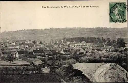 Ak Montmagny Val d’Oise, Vue Panoramique et des Environs