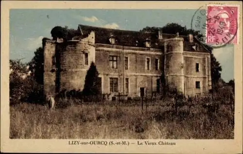 Ak Lizy sur Ourcq Seine et Marne, Le vieux Chateau