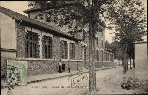 Ak Champigny sur Marne Val de Marne, Ecole du Plant Champigny