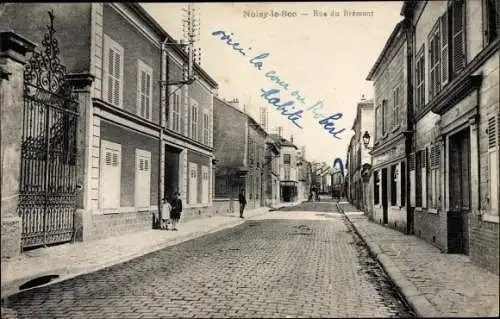 Ak Noisy le Sec Seine Saint Denis, Rue du Brément