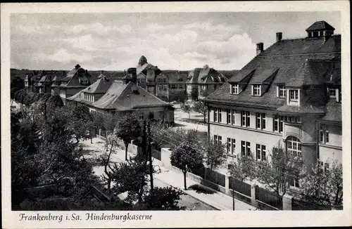 Ak Frankenberg an der Zschopau Sachsen, Hindenburgkaserne