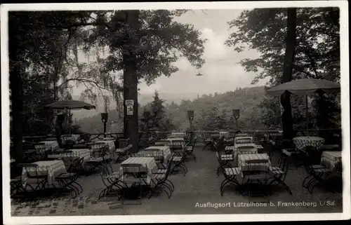 Ak Frankenberg an der Zschopau Sachsen, Pension Lützelhöhe