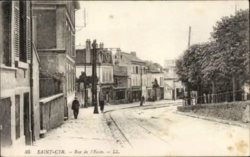 Ak Saint Cyr l'Ecole Yvelines, Rue de l'École