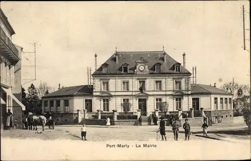 Ak Port Marly Yvelines, La Mairie