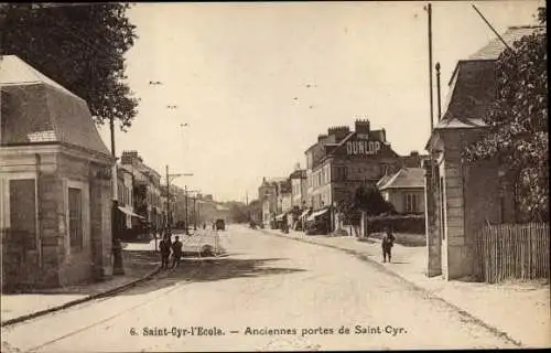 Ak Saint Cyr l'Ecole Yvelines, Anciennes portes de Saint Cyr