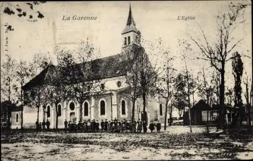 Ak La Garenne Colombes Hauts de Seine, L'Eglise