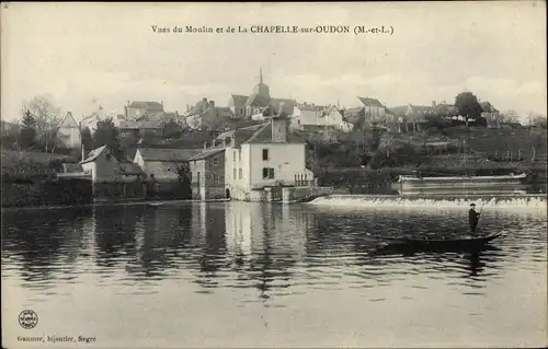 Ak Chapelle Saint Oudon Maine-et-Loire, Le Moulin