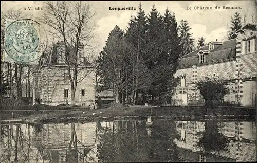Ak Longueville Seine et Marne, Le Chateau de Besnard