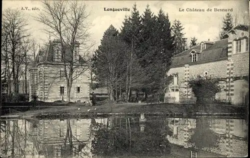 Ak Longueville Seine et Marne, Le Chateaude Besnard