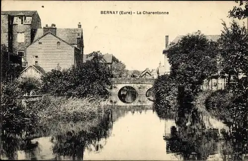 Ak Bernay Eure, La Charentonne