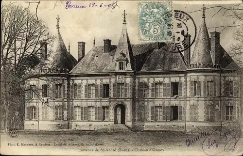 Ak Saint André de l'Eure Eure, Chateau d'Osmoy