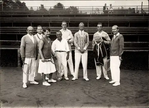 Foto Berlin Wilmersdorf Grunewald, Tennis Club Rot Weiß, Kronprinz Wilhelm, Schöneich, Dr. Rau