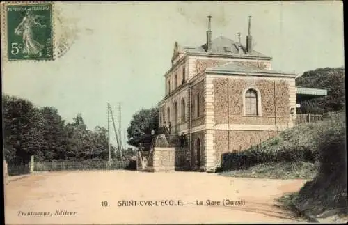 Ak Saint Cyr l'Ecole Yvelines, La Gare