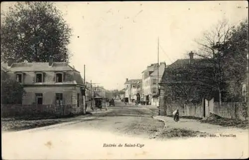 Ak Saint Cyr Yvelines, Dorfeingang