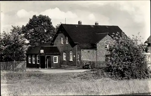 Ak Lauter Bernsbach im Erzgebirge Sachsen, Gaststätte Waldhaus