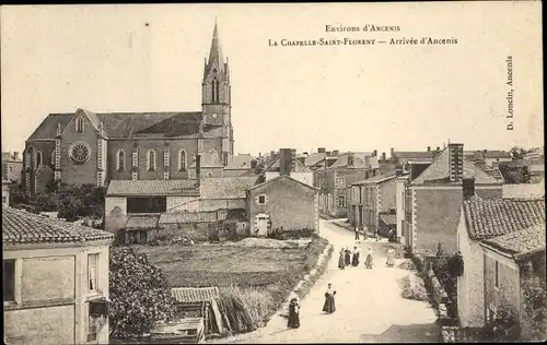 Ak La Chapelle-Saint-Florent Maine et Loire, Arrivee d'Ancenis