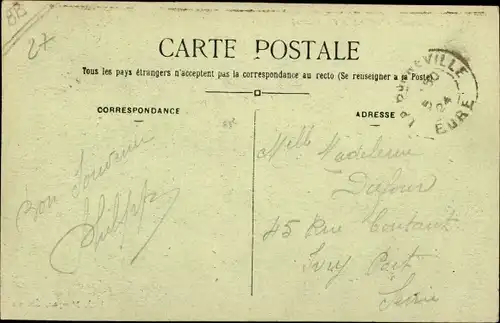 Ak Aulnay sur Iton Eure, Manoir