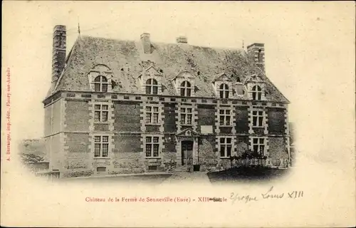 Ak Senneville Eure, Chateau de la Ferme