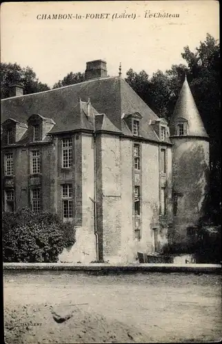 Ak Chambon la Forêt Loiret, Château