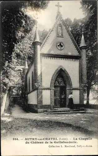 Ak Autry le Châtel Loiret, La Chapelle