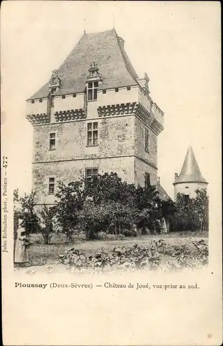 Ak Pioussay Deux Sèvres, Château de Joué