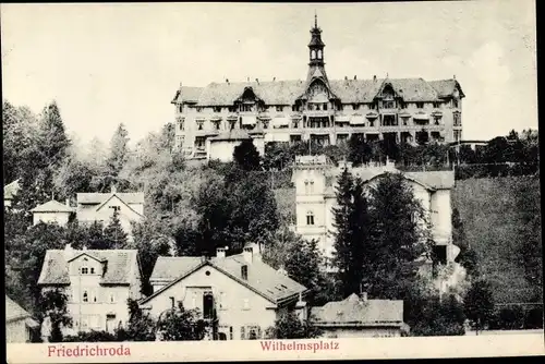 Ak Friedrichroda im Thüringer Wald, Wilhelmsplatz