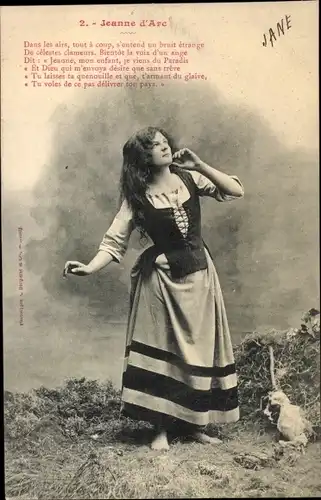 Ak Editions Bergeret, Jeanne d'Arc, Johanna von Orléans