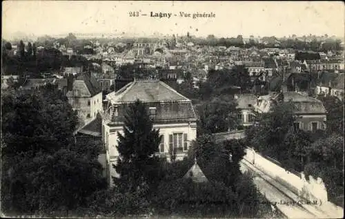 Ak Lagny Seine et Marne, Vue generale