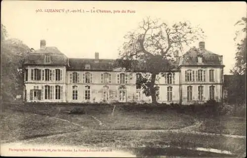 Ak Luzancy Seine et Marne, Le Chateau