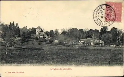 Ak Luzancy Seine et Marne, L'Eglise