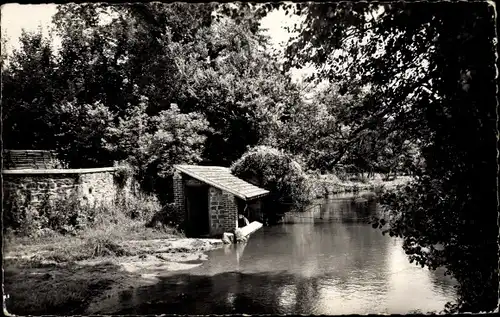 Ak Osny Val-d´Oise, La Viosne et le Lavoir