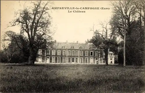 Ak Amfreville la Campagne Eure, Le Chateau