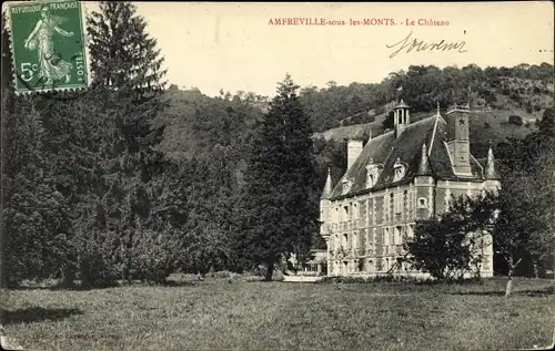 Ak Amfreville-sous-les-Monts Eure, Le Chateau