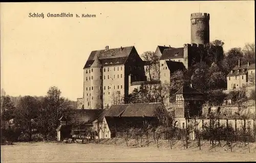 Ak Gnandstein Frohburg in Sachsen, Schloss