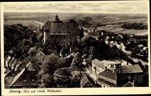 Ak Leisnig in Sachsen, Blick auf Schloss Mildenstein