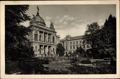 Ak Opava Troppau Region Mährisch Schlesien, Landesmuseum