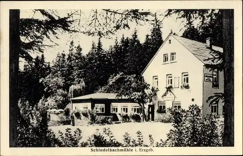 Ak Schindelbach Großrückerswalde im Erzgebirge, Schindelbachmühle