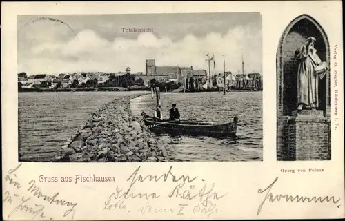 Ak Primorsk Fischhausen Kaliningrad Königsberg Ostpreußen, Georg von Polens, Panorama