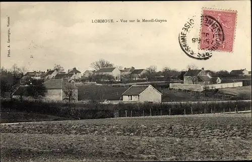 Ak Lommoye Yvelines, Vue sur le Mesnil-Guyon