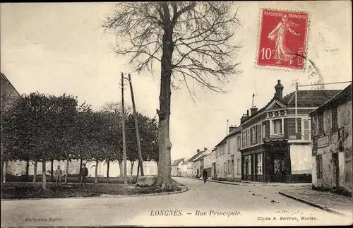 Ak Longnes Yvelines, Rue Principale