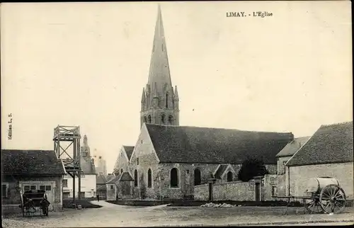 Ak Limay Yvelines, L'Église