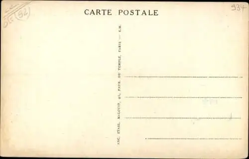 Ak La Garenne Colombes Hauts de Seine, Le Pont de la Parc, Avenue de Lutece