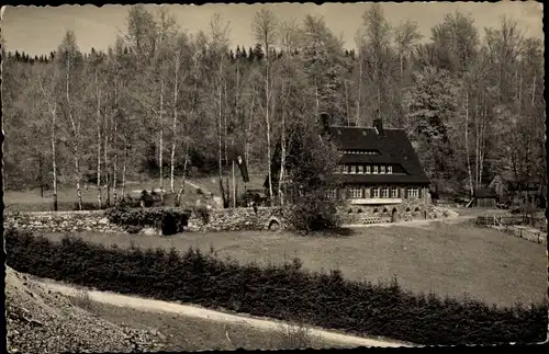 Ak Rittersgrün Breitenbrunn im Erzgebirge, Jugendherberge Ernst Scheffler