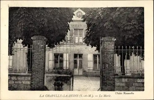 Ak La Chapelle la Reine Seine et Marne, Mairie
