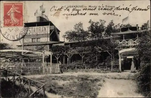 Ak Sannois Val d’Oise, Moulin de la Terrasse