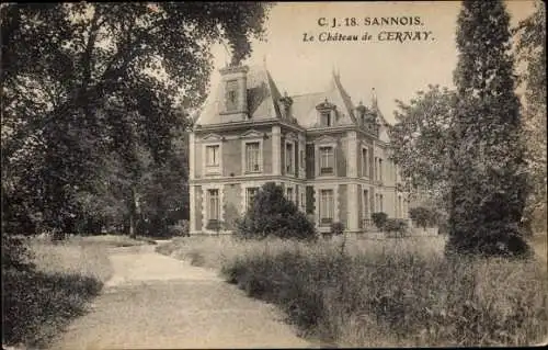 Ak Sannois Val d’Oise, Le Chateau de Cernay