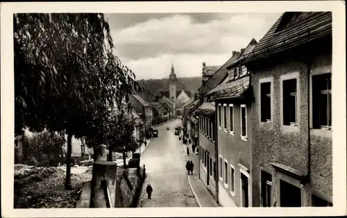 Ak Waldheim in Sachsen, Strassenansicht